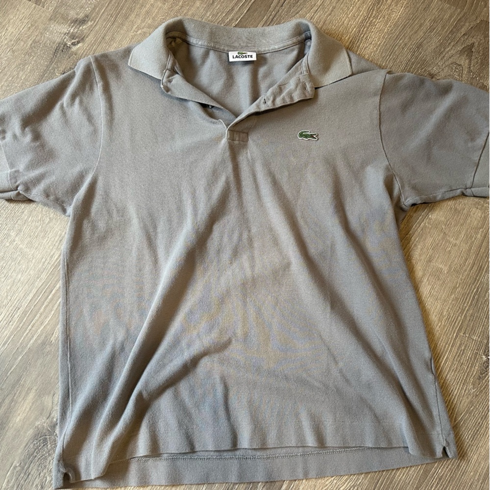 Lacoste Men's Gray Polo Shirt